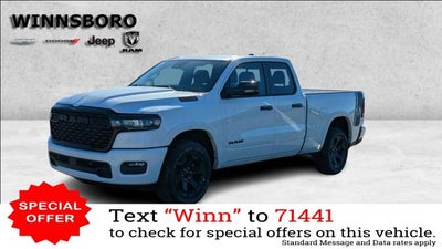 2025 RAM Ram 1500 RAM 1500 BIG HORN QUAD CAB 4X4 6'4' BOX