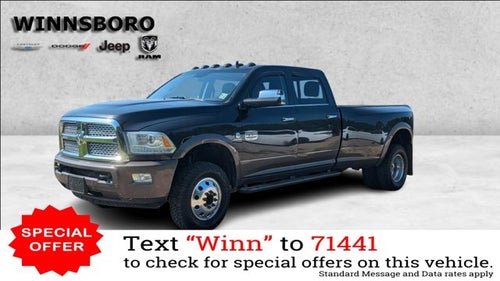 2018 RAM 3500 Laramie Longhorn Crew Cab 4x4 8' Box
