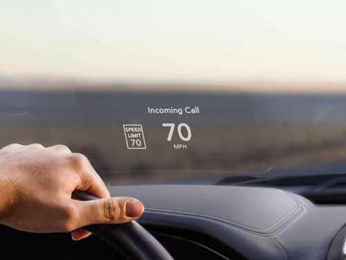 2024 RAM 1500 heads-up-display