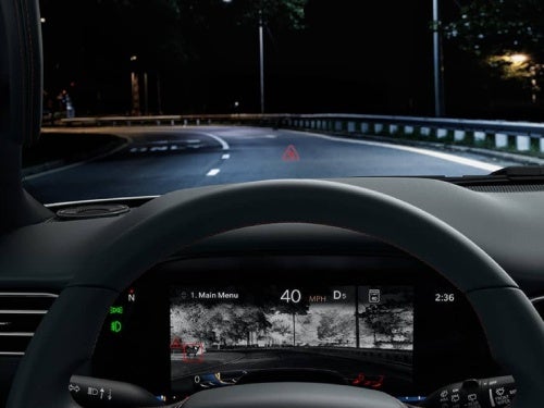 2024 Grand Wagoneer view of driver's dash showing night vision camera