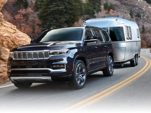 2024 Grand Wagoneer towing an airstream